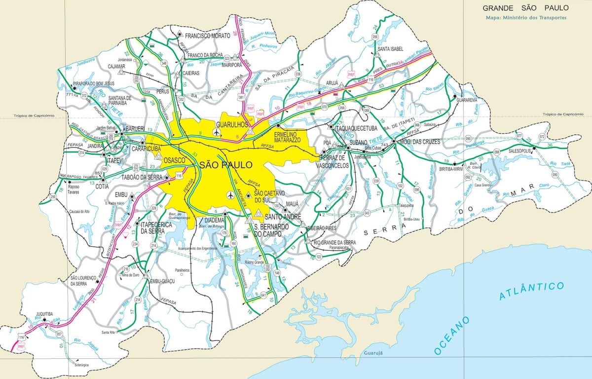 地图São Paulo