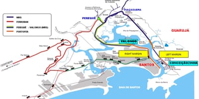 São Paulo艇的地图
